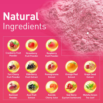 Migcopat Superfood Fiber Powder with Probiotics, Prebiotics, Digestive Enzymes, Vitamin C, Inulin, Magnesium, 14G Fiber Supplement for Digestive Support & Skin Health - PrimeBioHealth - canada supplements