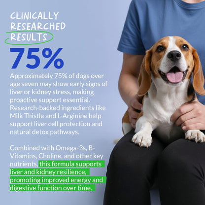 Milk Thistle for Dogs - 120 Chewable Tablets - Silymarin - Liver and Kidney Support with EPA & DHA - Detox - Liver Supplement for Dogs - PrimeBioHealth - canada supplements