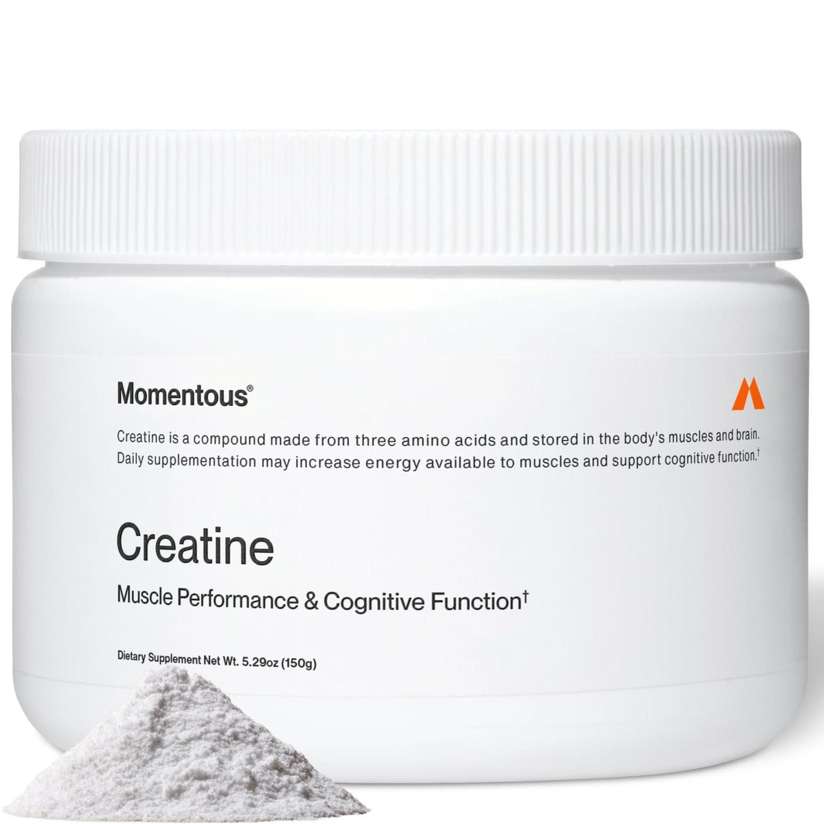 Momentous Creatine Monohydrate Powder - Creatine Powder - Supports Strength, Lean Muscle, & Recovery for Men & Women - NSF Certified for Sport - 5 g per Serving - 30 Servings - PrimeBioHealth - canada supplements