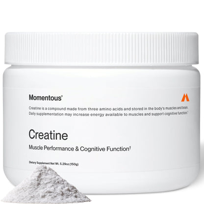 Momentous Creatine Monohydrate Powder - Creatine Powder - Supports Strength, Lean Muscle, & Recovery for Men & Women - NSF Certified for Sport - 5 g per Serving - 30 Servings - PrimeBioHealth - canada supplements