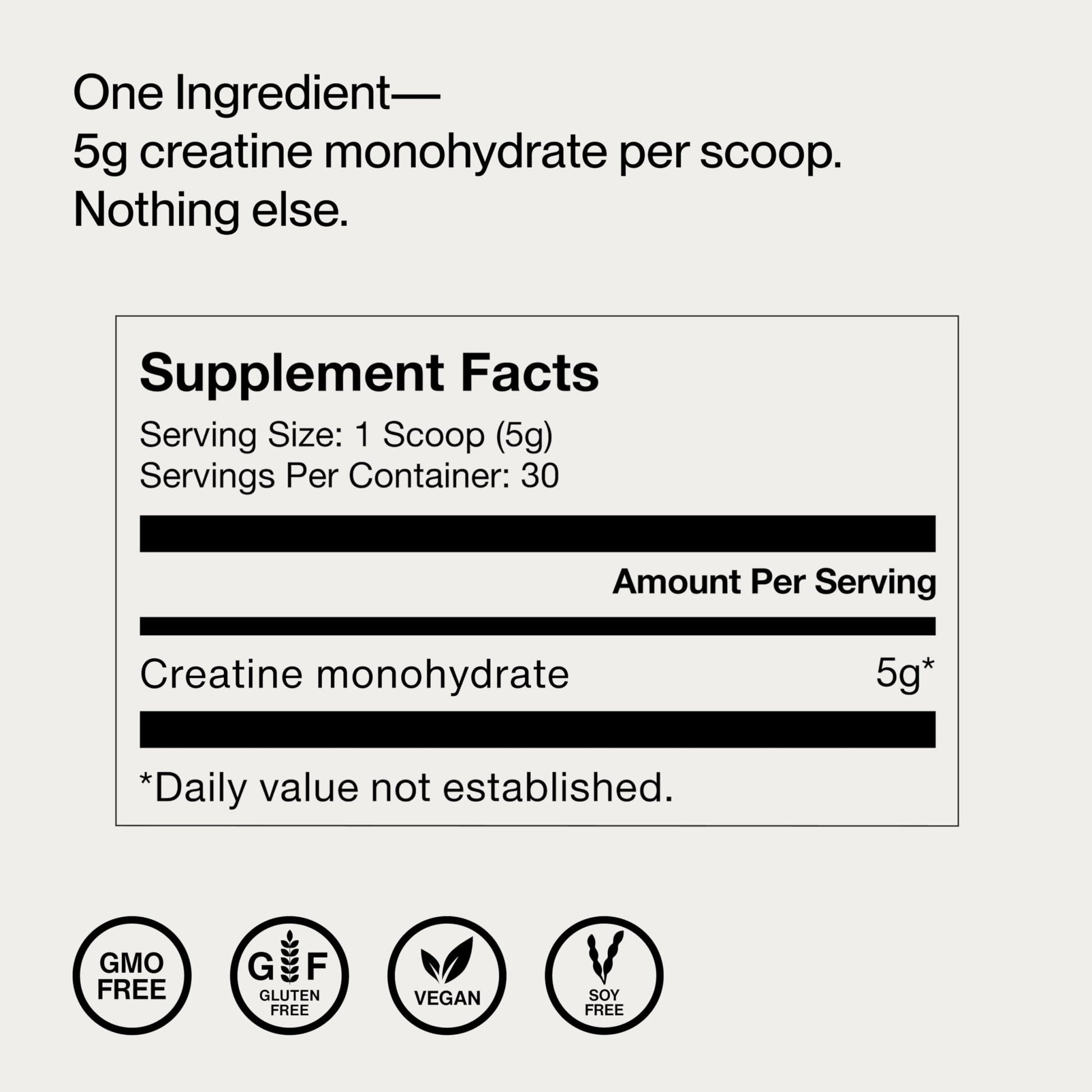 Momentous Creatine Monohydrate Powder - Creatine Powder - Supports Strength, Lean Muscle, & Recovery for Men & Women - NSF Certified for Sport - 5 g per Serving - 30 Servings - PrimeBioHealth - canada supplements