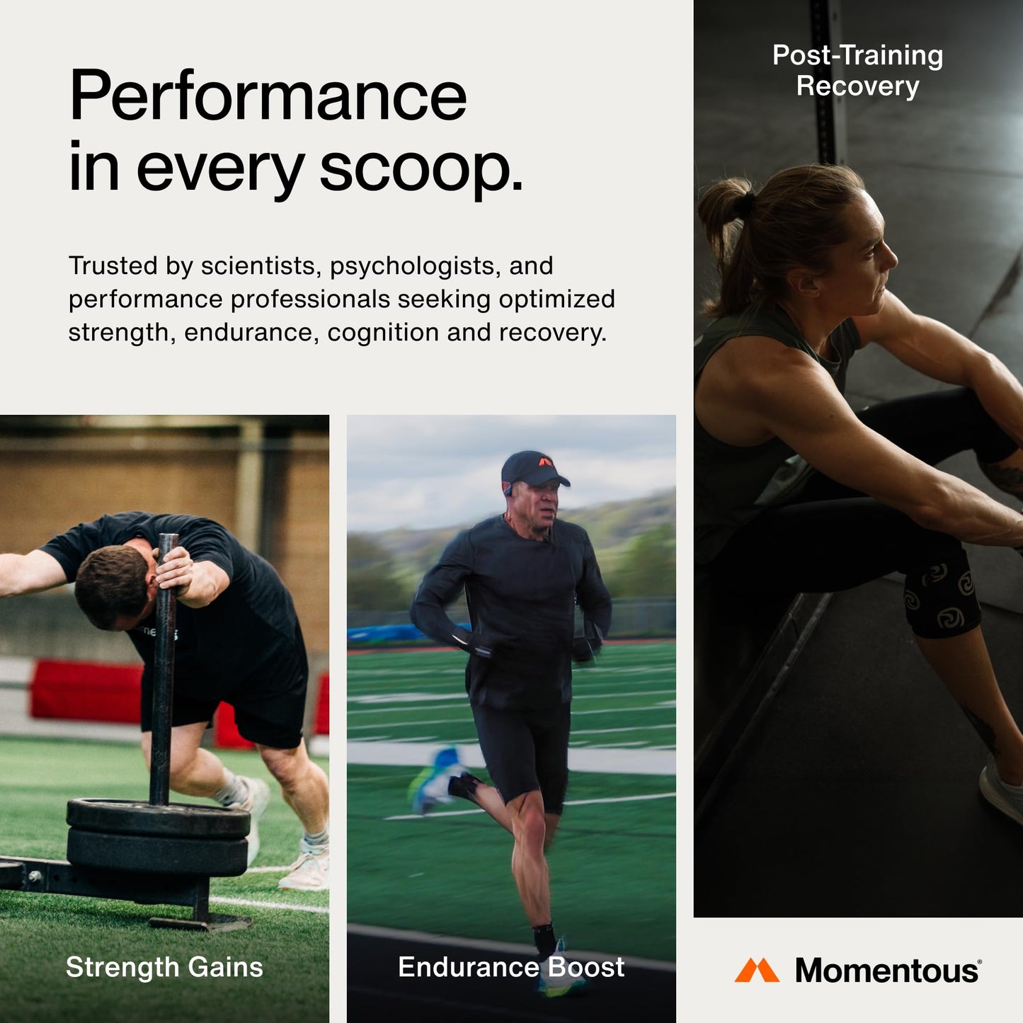 Momentous Creatine Monohydrate Powder - Creatine Powder - Supports Strength, Lean Muscle, & Recovery for Men & Women - NSF Certified for Sport - 5 g per Serving - 30 Servings - PrimeBioHealth - canada supplements