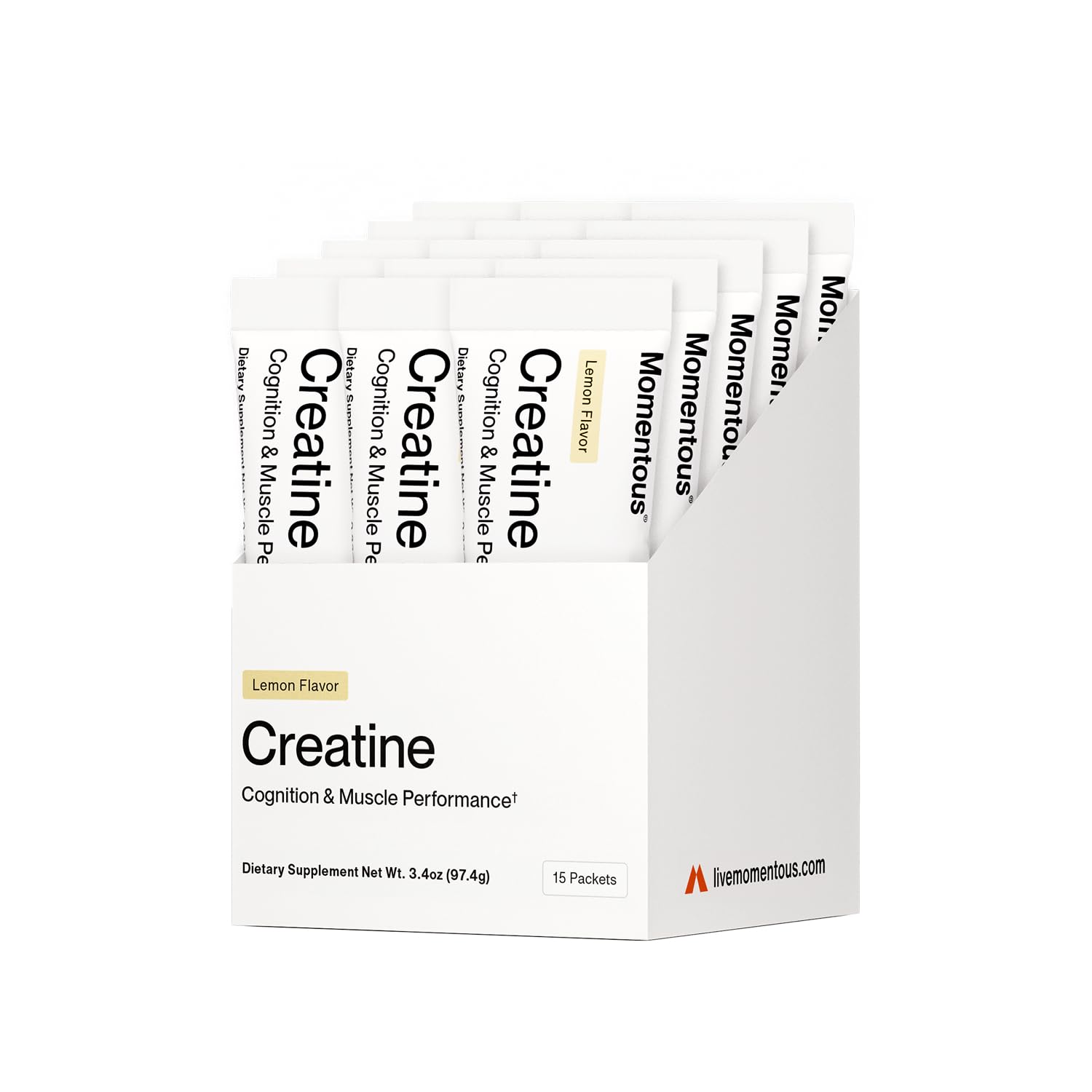 Momentous Creatine Monohydrate Powder - Creatine Powder - Supports Strength, Lean Muscle, & Recovery for Men & Women - NSF Certified for Sport - 5 g per Serving - 90 Servings - PrimeBioHealth - canada supplements