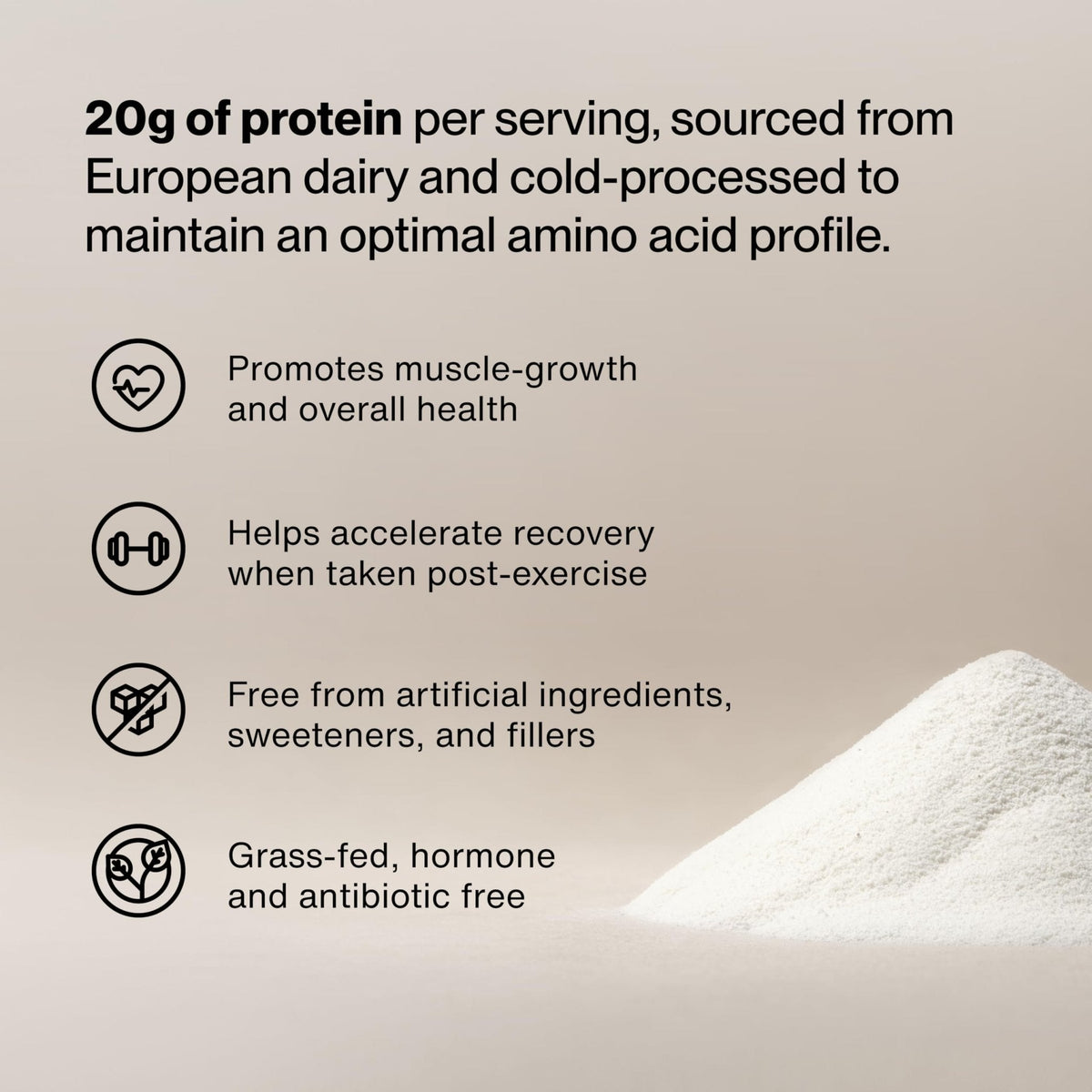 Momentous Essential Grass-Fed Whey Protein Powder - 20 g Whey Isolate Protein - NSF Certified for Sport - Gluten-Free - 25 Servings for Essential Everyday Use - Unflavored - Package May Vary - PrimeBioHealth - canada supplements