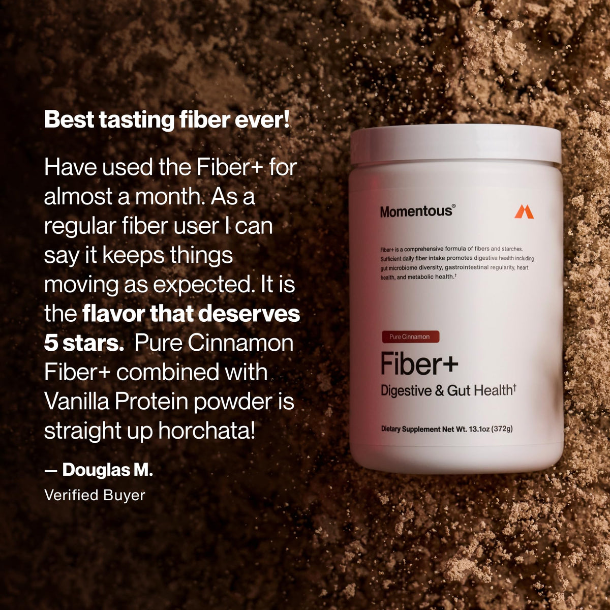 Momentous Fiber+ - Daily Multi-Source Fiber Blend to Support Nutrient Absorption, Natural Energy Production, & Recovery - NSF Certified for Sport - Non-GMO & Gluten-Free - PrimeBioHealth - canada supplements