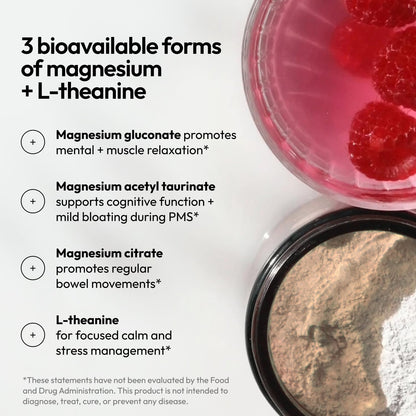 Moon Juice Magnesi-Om Magnesium Powder Supplement - Chelated Magnesium Complex + L-Theanine Blend for Rest, Relaxation & Regularity - PrimeBioHealth - canada supplements