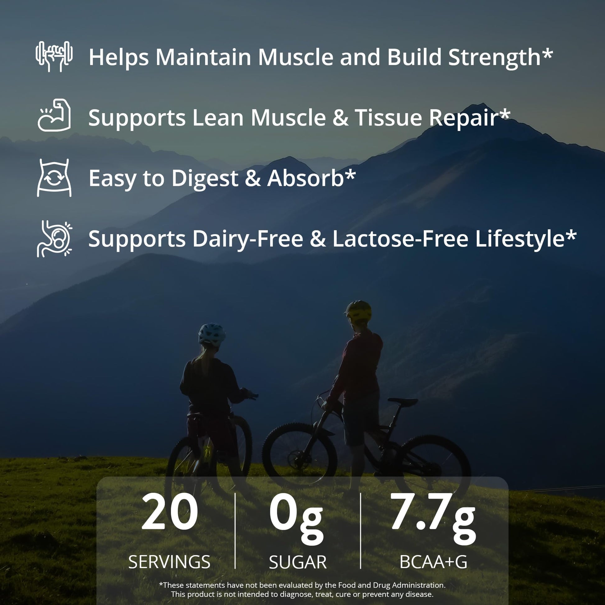 MRM Nutrition Egg White Protein - Sugar Free Vanilla Flavored Powder, 23g Fat-Free Protein with Digestive Enzymes, Free of Dairy, Gluten, and Soy, High Biological Value - 20 Servings - PrimeBioHealth - canada supplements