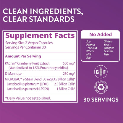 MRM Nutrition Women's Probiotics - Patented Formula Supports Urinary Tract, Vaginal, & Immune Health for Women, Prebiotic Supplement, 3.5 Billion Cells - PrimeBioHealth - canada supplements