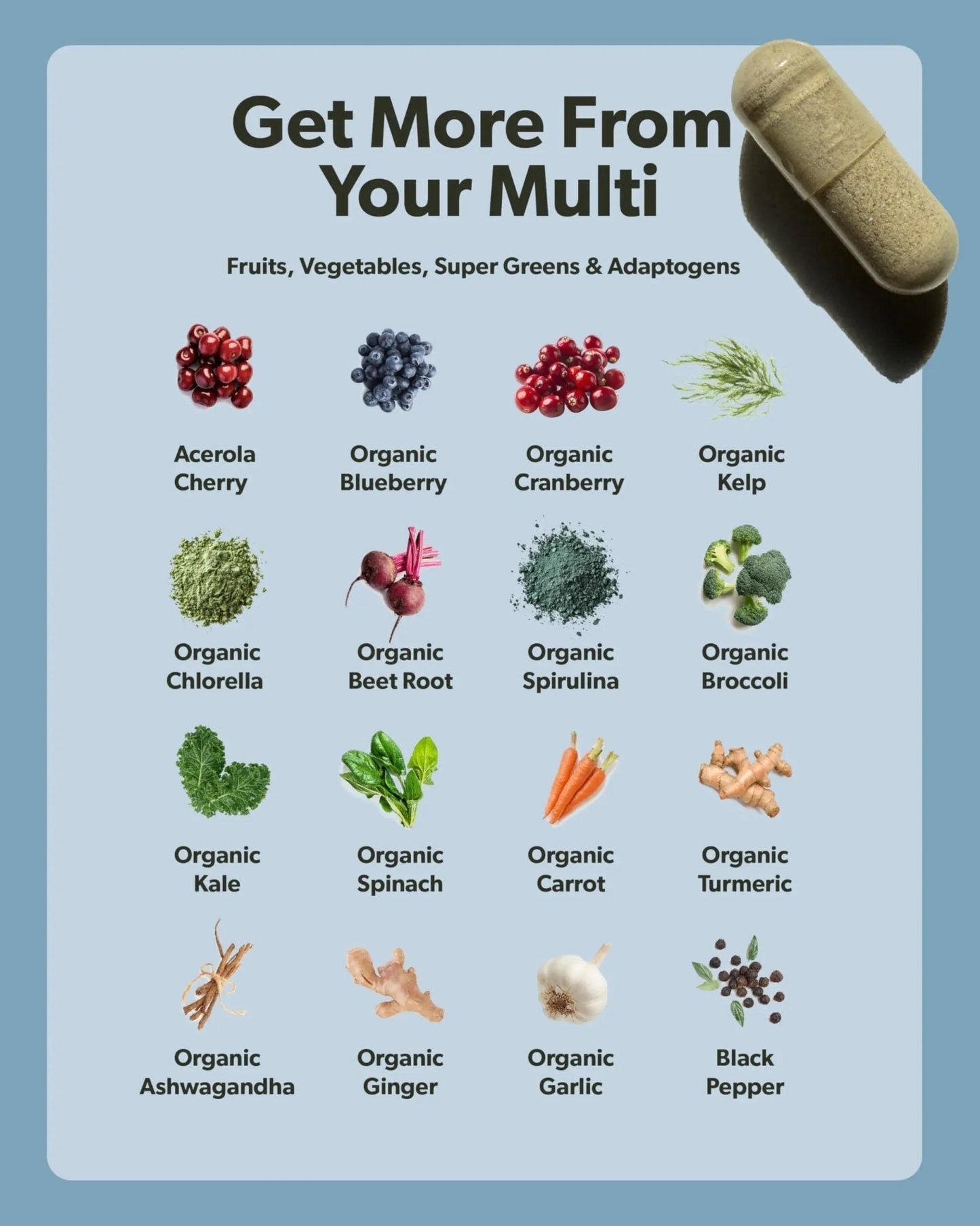 Multivitamin for Men - Daily Men’s Multivitamin - Methylated B Complex with Whole Food Ingredients, Vitamin B12, Folate - PrimeBioHealth - canada supplements