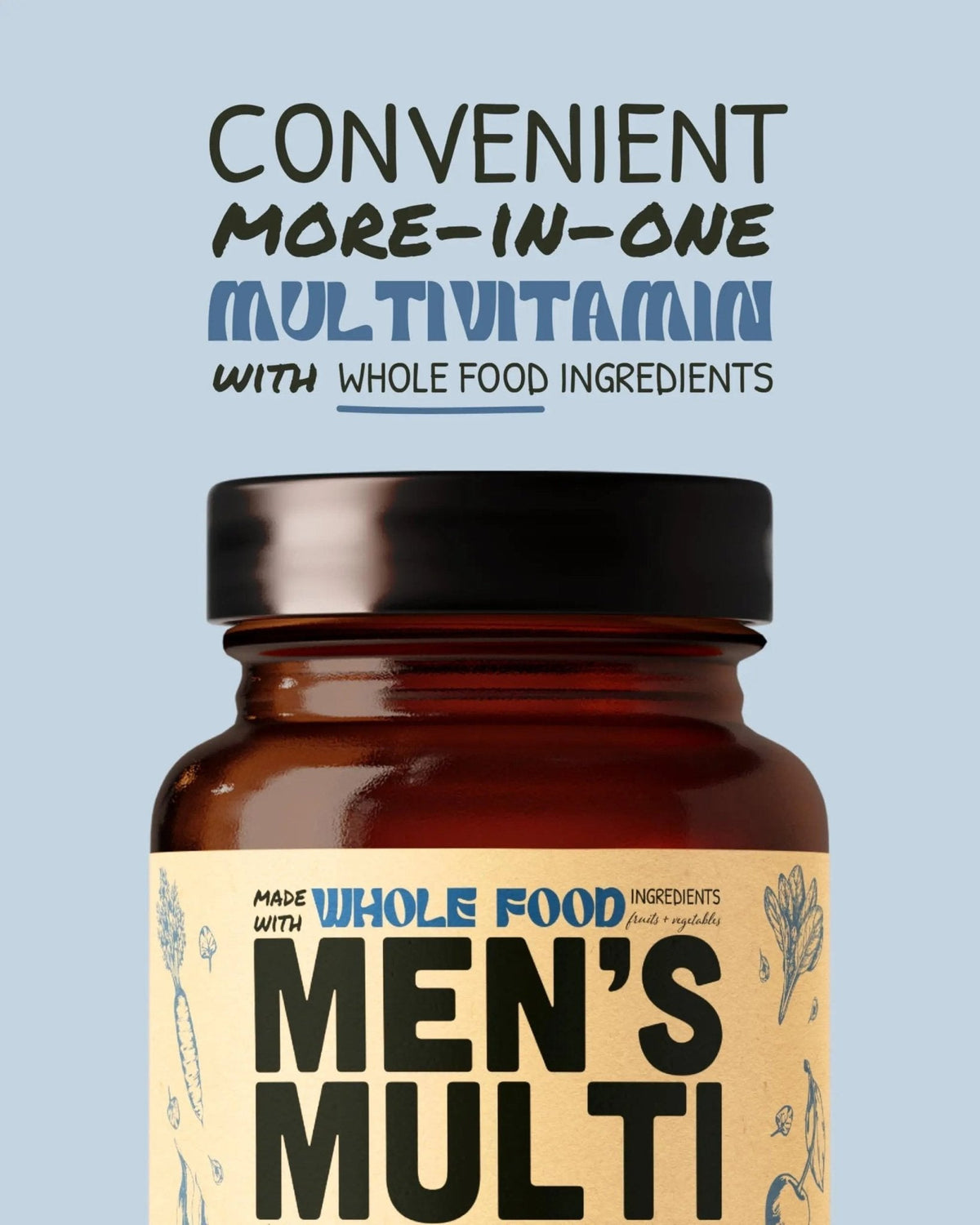 Multivitamin for Men - Daily Men’s Multivitamin - Methylated B Complex with Whole Food Ingredients, Vitamin B12, Folate - PrimeBioHealth - canada supplements