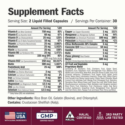 Multivitamin for Women with Vitamins and Minerals for Energy, Focus and Immune Health – Premium Daily Womens Multivitamins - PrimeBioHealth - canada supplements