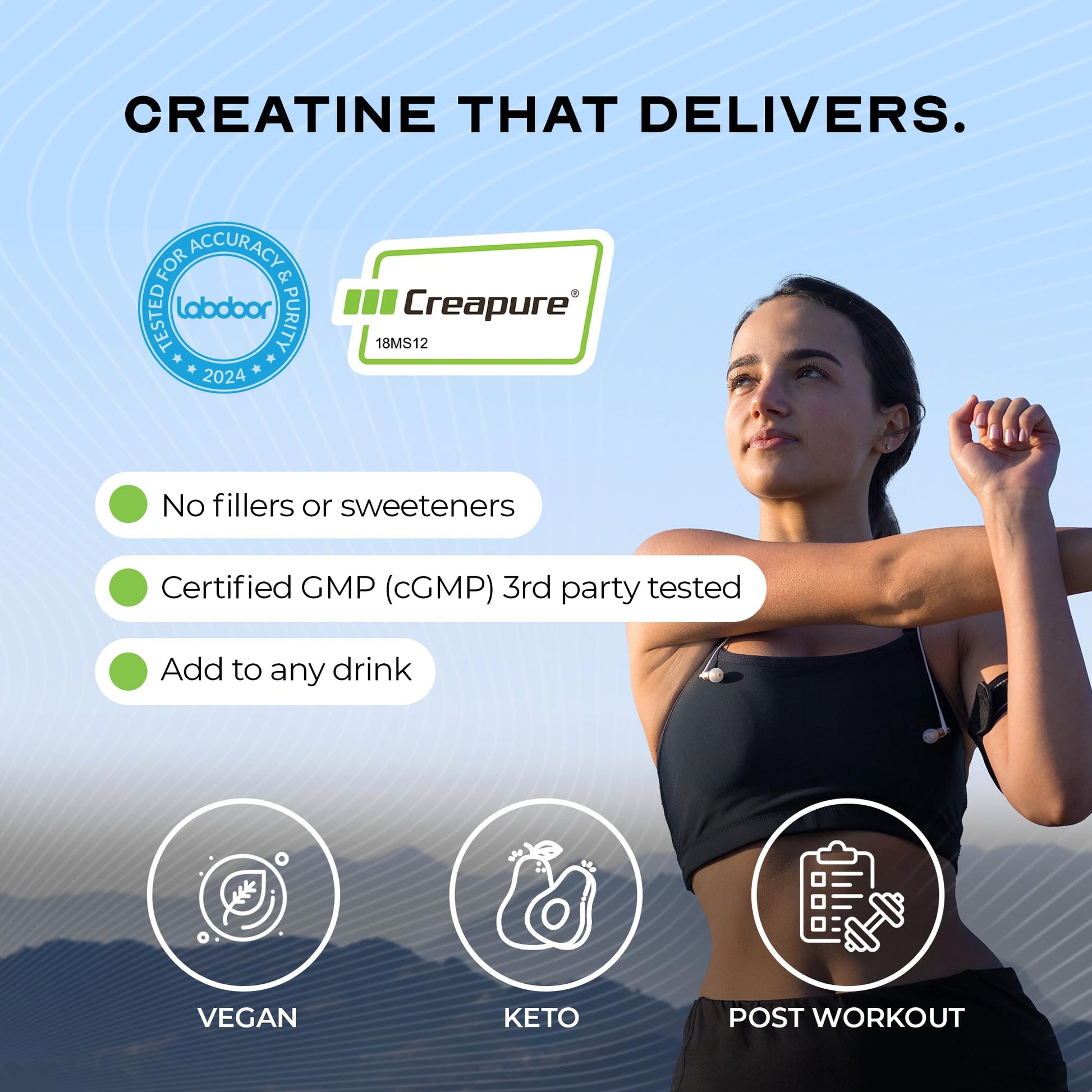 Muscle Feast Creapure Creatine Monohydrate Powder, Vegan Keto Friendly Gluten-Free, Mass Gainer, Muscle Recovery Supplement and Trusted Creatine for Muscle Growth, - PrimeBioHealth - canada supplements