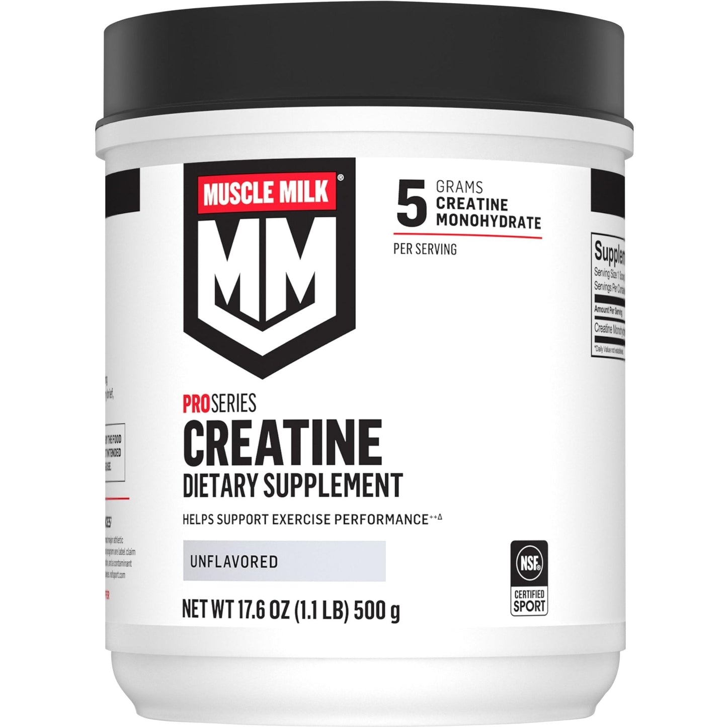 Muscle Milk Pro Series Creatine Powder Supplement, Unflavored, 1.1 Pound, 100 Servings, 5g Creatine Monohydrate - PrimeBioHealth - canada supplements