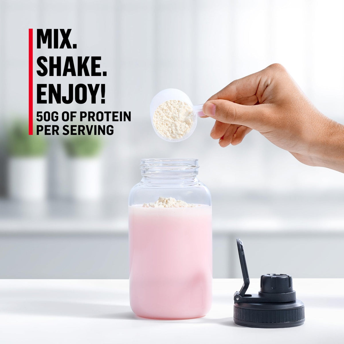 Muscle Milk Pro Series Protein Powder Supplement, Slammin' Strawberry, 2 Pound, 11 Servings, 50g Protein, 3g Sugar, 20 Vitamins & Minerals, NSF Certified for Sport, Packaging May Vary - PrimeBioHealth - canada supplements