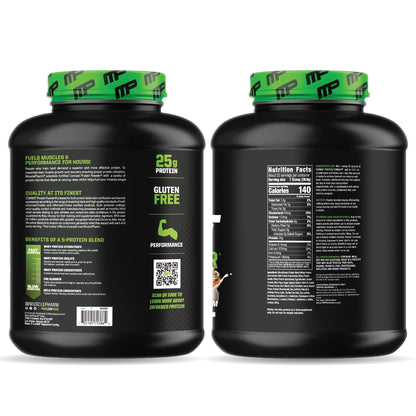 MusclePharm Combat Protein Powder, Chocolate Milk Flavor, Fuels Muscles for Productive Workouts, 5 Protein Sources including Whey Protein Isolate & Egg Albumin, Gluten Free, 4.2 lb, 52 Servings - PrimeBioHealth - canada supplements
