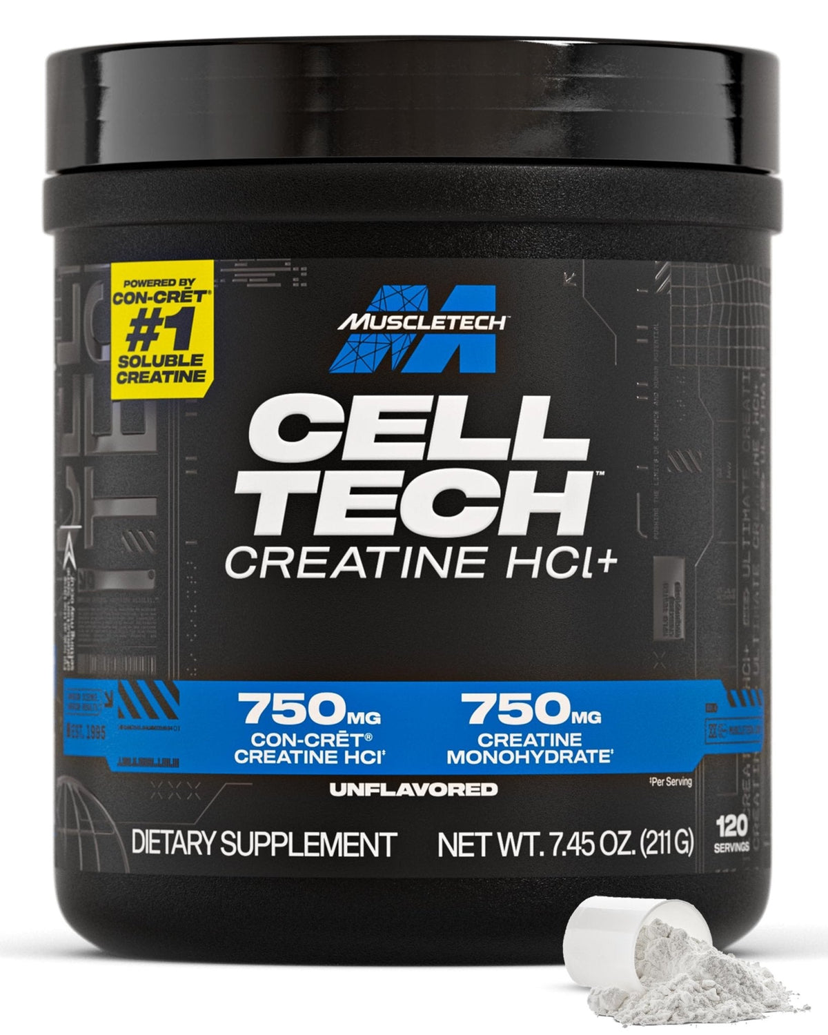 MuscleTech Cell-Tech Creactor Creatine HCl Powder | Post Workout Muscle Builder for Men & Women | Creatine Hydrochloride - PrimeBioHealth - canada supplements