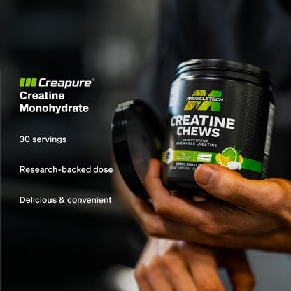 MuscleTech | Creatine Chews | Creapure Monohydrate Supplement for Muscle Recovery, Muscle Builder & Energy Boost | Pre Workout Supplement for Men & Women - PrimeBioHealth - canada supplements