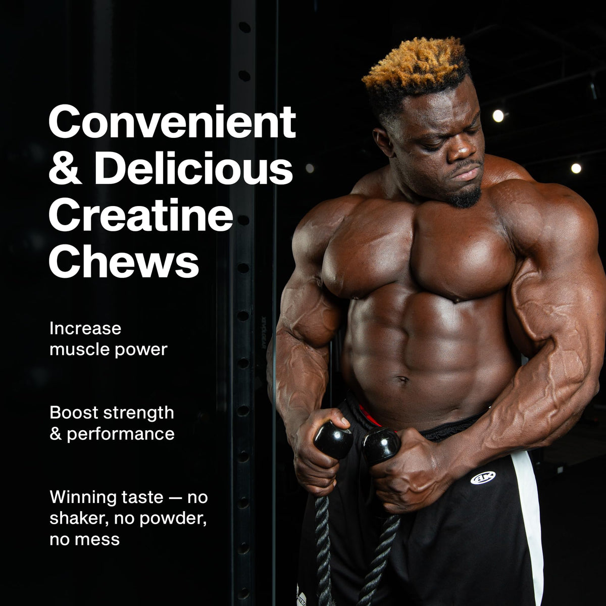 MuscleTech Creatine Chews - Creapure Monohydrate Supplement for Muscle Recovery, Muscle Builder & Energy Boost - Pre Workout Supplement for Men & Women - PrimeBioHealth - canada supplements