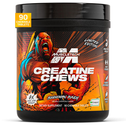MuscleTech Creatine Chews - Creapure Monohydrate Supplement for Muscle Recovery, Muscle Builder & Energy Boost - Pre Workout Supplement for Men & Women - PrimeBioHealth - canada supplements