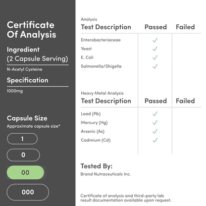 NAC Supplement (N-Acetyl Cysteine) - 99%+ Purity Tested - (1,000mg Per Serving 500mg Per Cap, 210 Capsules) (Third Party Tested) with Odor Masking Technology - PrimeBioHealth - canada supplements