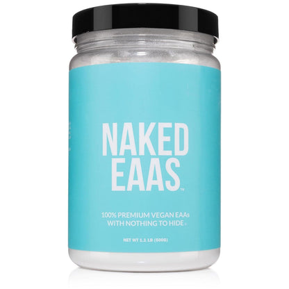 NAKED EAAs Amino Acids Powder - 50 Servings - Vegan Unflavored Essential Amino Acids 500 Grams - Instantized All Natural EAAs Powder Supplement - PrimeBioHealth - canada supplements
