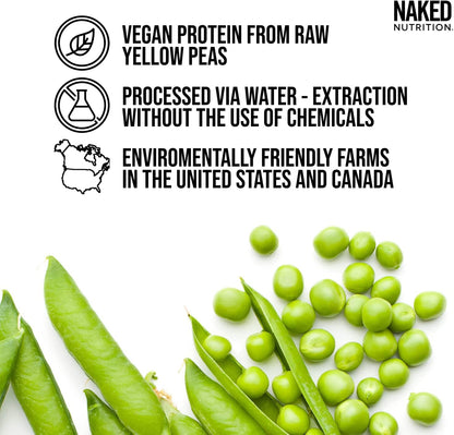 NAKED Shake - Vanilla Protein Powder - Plant Based Protein Shake with Mct Oil, NSF Certified, Gluten-Free, Soy-Free, No Gmos Or Artificial Sweeteners - 30 Servings - PrimeBioHealth - canada supplements