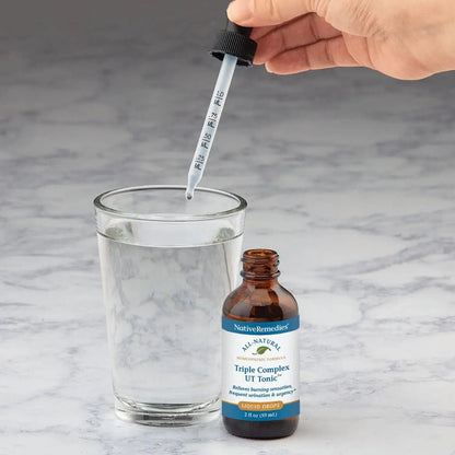 Native Remedies Triple Complex UT Tonic - Natural Homeopathic Formula to Relieve Bladder Irritation, Burning Sensation, Frequent Urination and Urgency - 59 mL - PrimeBioHealth - canada supplements