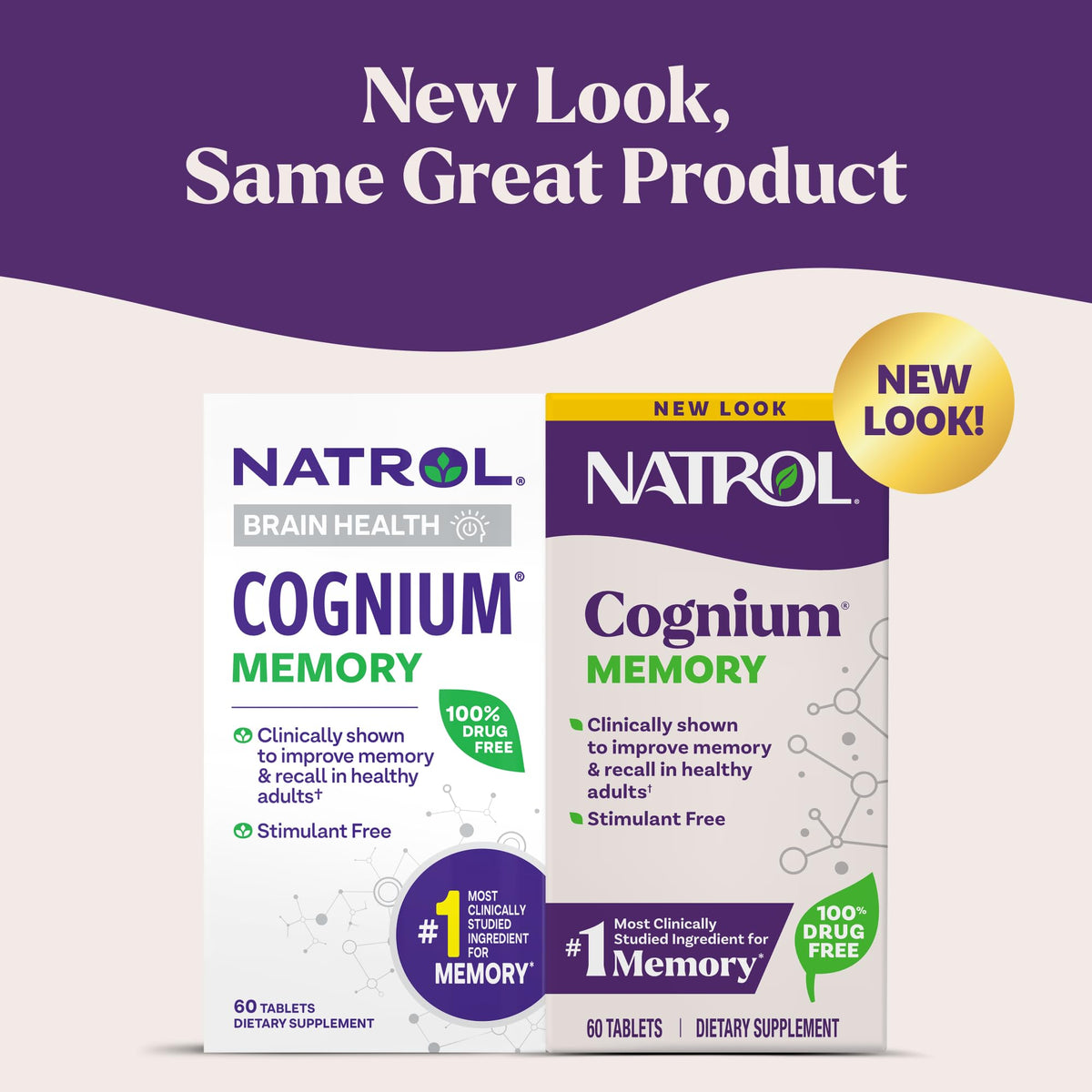 Natrol Cognium Memory, Brain Health Supplements for Adults, Brain Memory Supplements, Enhances Mental Agility in Healthy Adults, - PrimeBioHealth - canada supplements