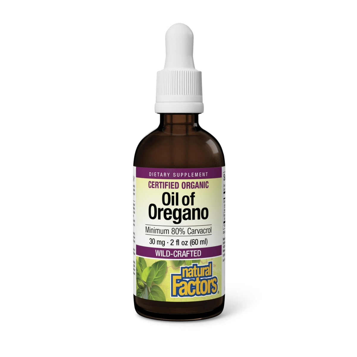 Natural Factors Oil of Oregano - Liquid Antioxidant Support Supplement for Immune Support - Easy Swallow Health Supplement - PrimeBioHealth - canada supplements
