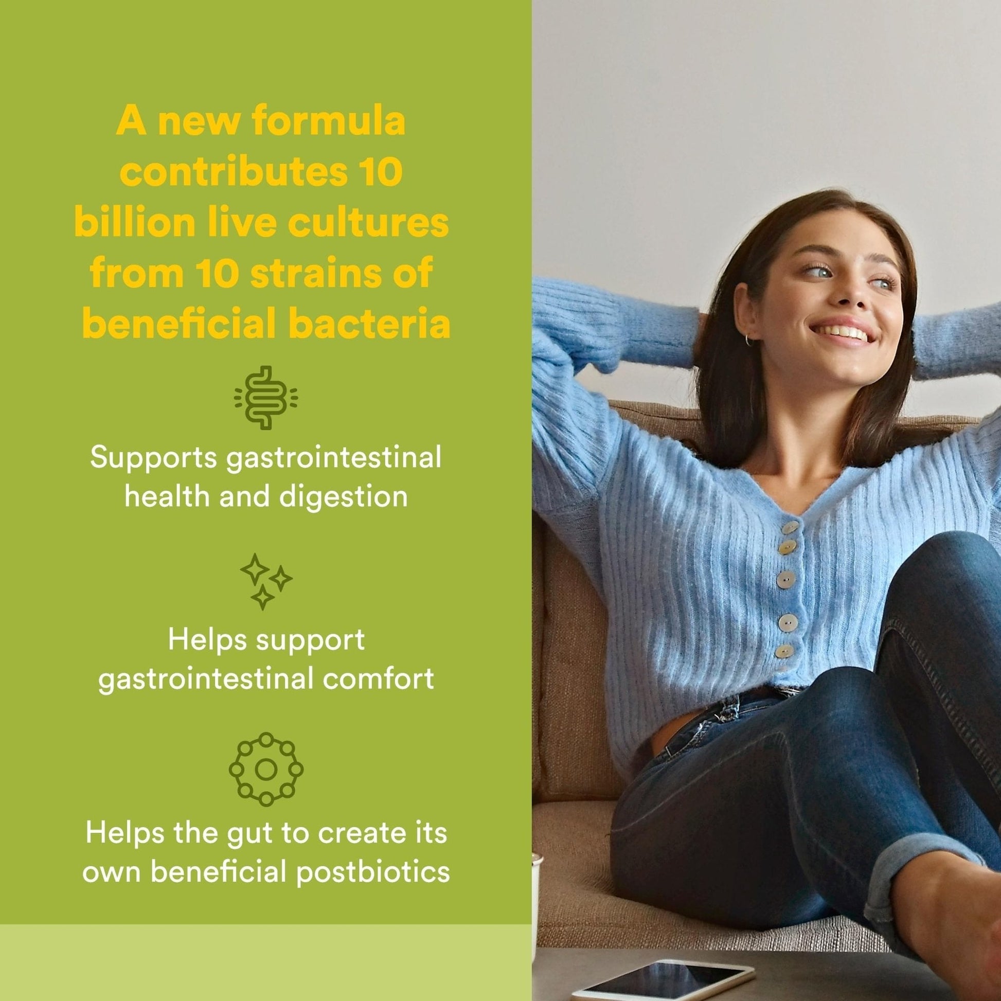 Natural Factors Whole Food Synbiotic Pre+Probiotic 10 Billion - Organic Gut & Digestive Health Supplement - Non-GMO, Gluten-Free & Dairy-Free - PrimeBioHealth - canada supplements