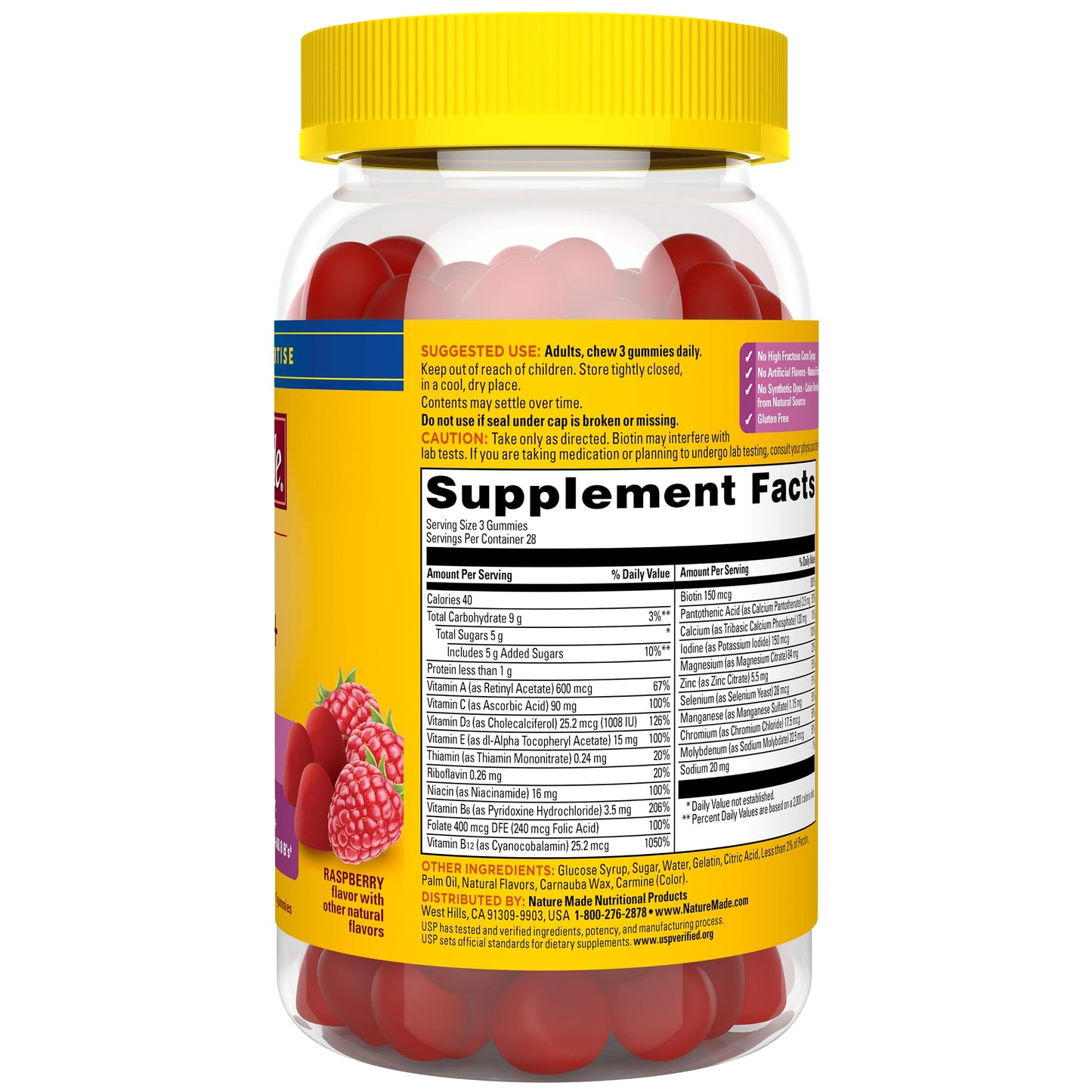 Nature Made Advanced Multivitamin Gummies 50 + for Her, Womens Multivitamins Gummies with Magnesium Citrate, Vitamin D3, Zinc - PrimeBioHealth - canada supplements