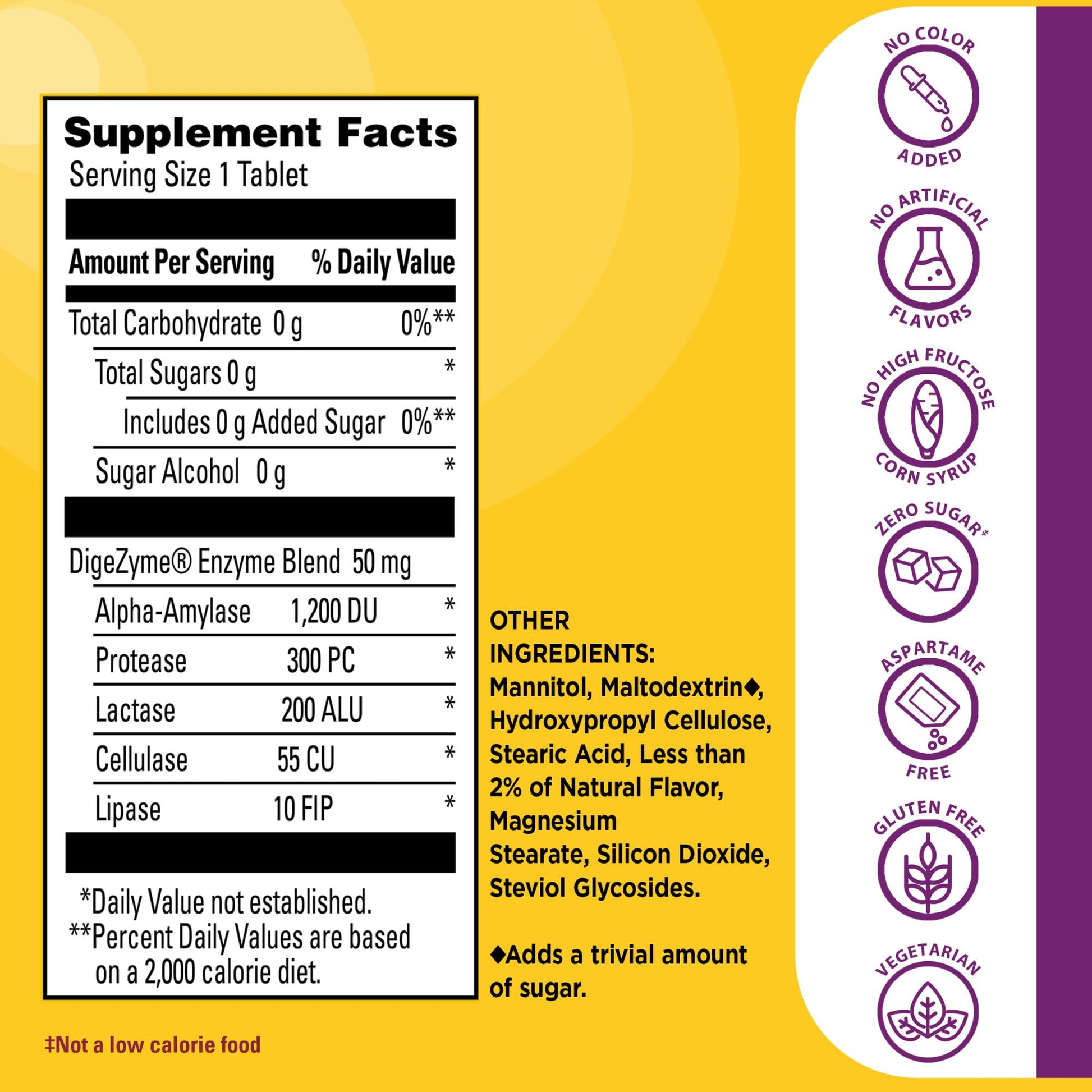 Nature Made Digestive Enzymes 5-in-1 Blend, Digestive Health Support, 90 Chewable Tablets, 30 Day Supply - PrimeBioHealth - canada supplements