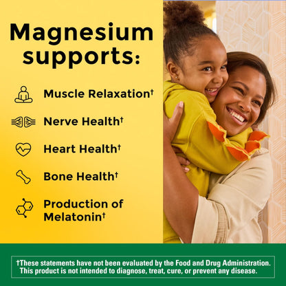 Nature Made Magnesium Oxide 250 mg, Magnesium Supplements for Men and Women, Support for Muscle, Heart - PrimeBioHealth - canada supplements