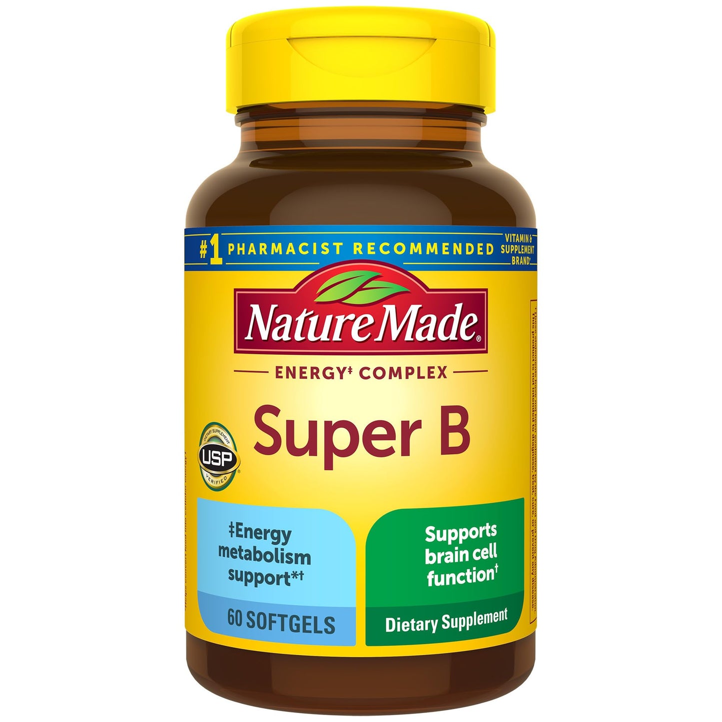 Nature Made Super B Complex Vitamins for Women and Men, Dietary Supplement for Energy Metabolism Support, Super Vitamin B Complex - PrimeBioHealth - canada supplements