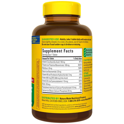 Nature Made Super B Complex with Vitamin C & Folic Acid, B Complex Vitamins for Women and Men, Dietary Supplement - PrimeBioHealth - canada supplements