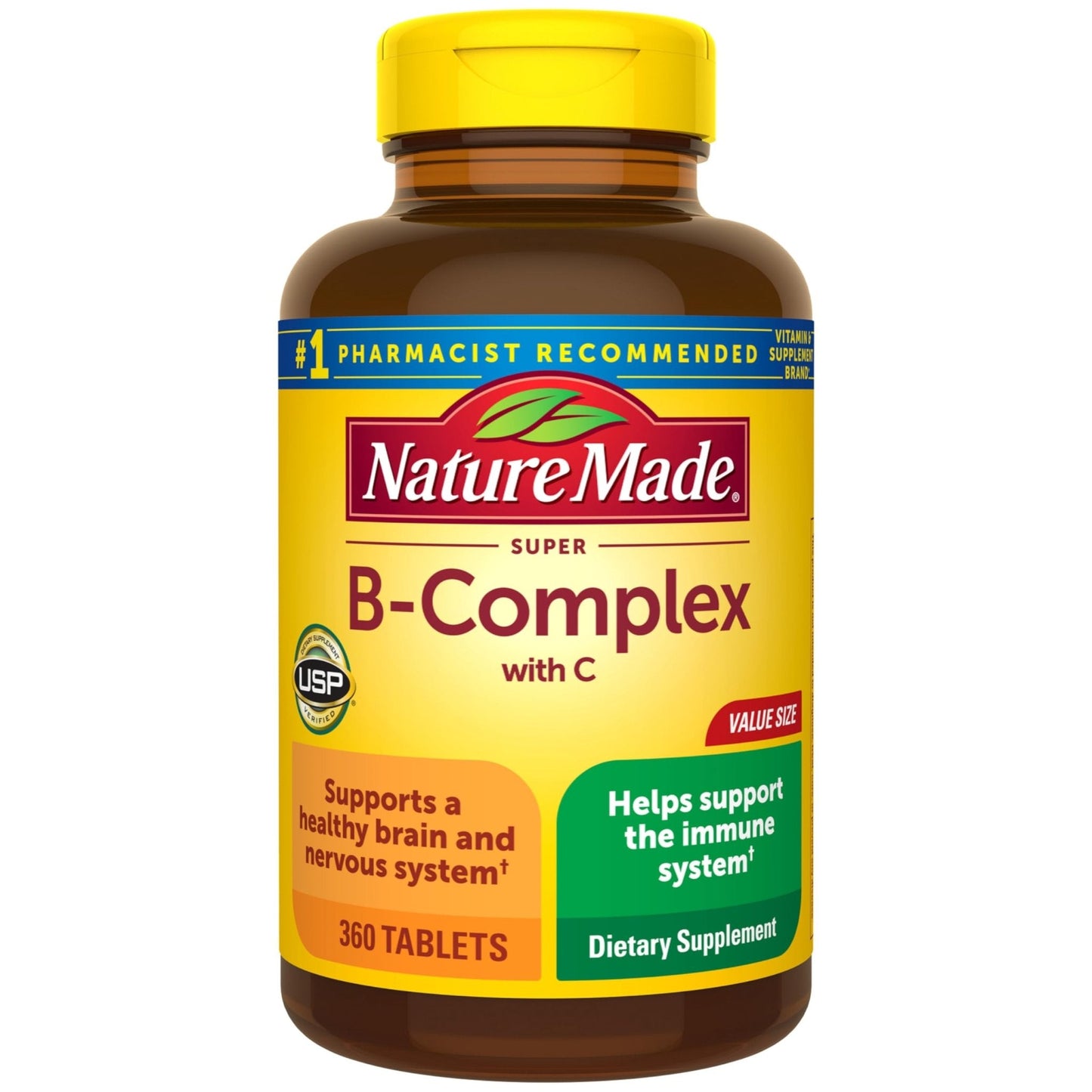 Nature Made Super B Complex with Vitamin C & Folic Acid, B Complex Vitamins for Women and Men, Dietary Supplement - PrimeBioHealth - canada supplements