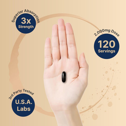 NatureBell Antarctic Krill Oil 2000mg Supplement, 240 Softgels, 3X Strength Natural Source of Omega-3s, EPA 240mg + DHA 160mg + Astaxanthin 800mcg – No Fishy Aftertaste – Mercury Free & Non-GMO - PrimeBioHealth - canada supplements