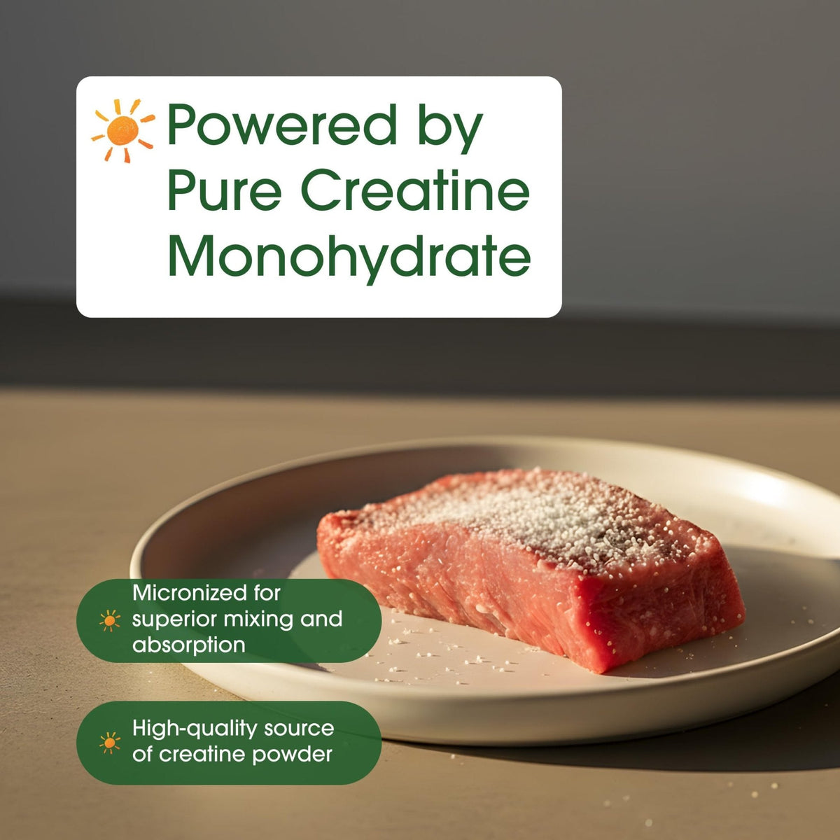 NatureBell Creatine Monohydrate Powder - 500g - Micronized Powder - Delivers 5,000mg Creatine Per Serving - Pre-Workout or Post-Workout Support* - PrimeBioHealth - canada supplements