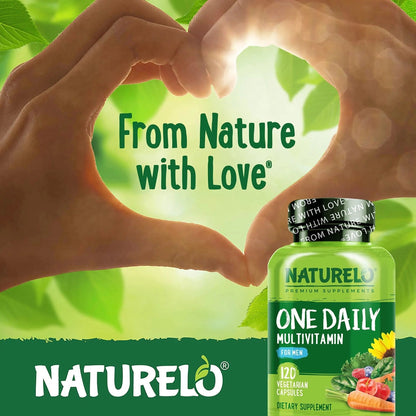 NATURELO One Daily Multivitamin for Men, 120 Vegetarian Capsules One Daily Multivitamin for Women - PrimeBioHealth - canada supplements
