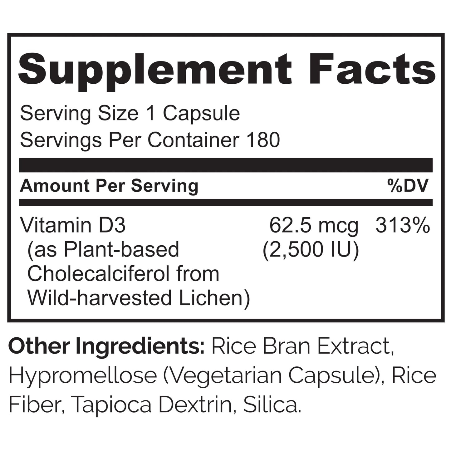 NATURELO Vitamin D - 2500 IU - Plant Based from Lichen - Natural D3 Supplement for Immune System, Bone Support, Joint Health - Vegan - PrimeBioHealth - canada supplements