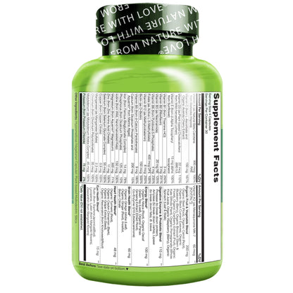 NATURELO Whole Food Multivitamin for Women - with Vitamins, Minerals, & Organic Extracts - Supplement for Energy and Heart Health - PrimeBioHealth - canada supplements