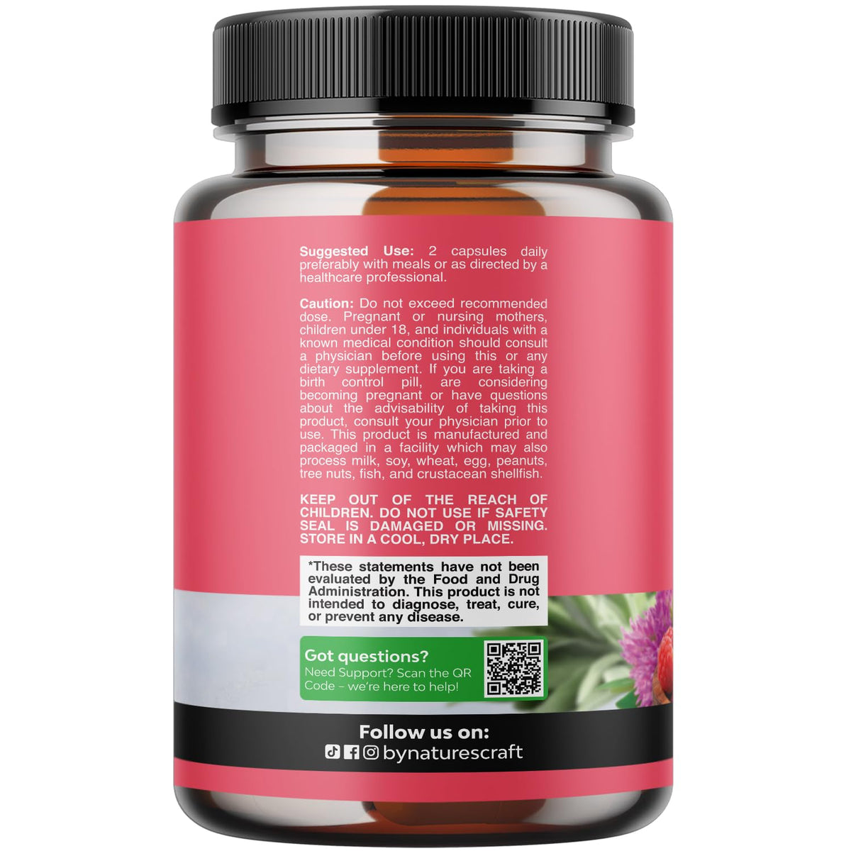 Natures Craft Complete Herbal Menopause Supplement for Women - Female Hormone Balance Capsules for Night Sweats Hot Flashes & Mood Swings with Dong Quai - PrimeBioHealth - canada supplements