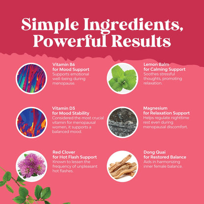 Natures Craft Complete Herbal Menopause Supplement for Women - Female Hormone Balance Capsules for Night Sweats Hot Flashes & Mood Swings with Dong Quai - PrimeBioHealth - canada supplements