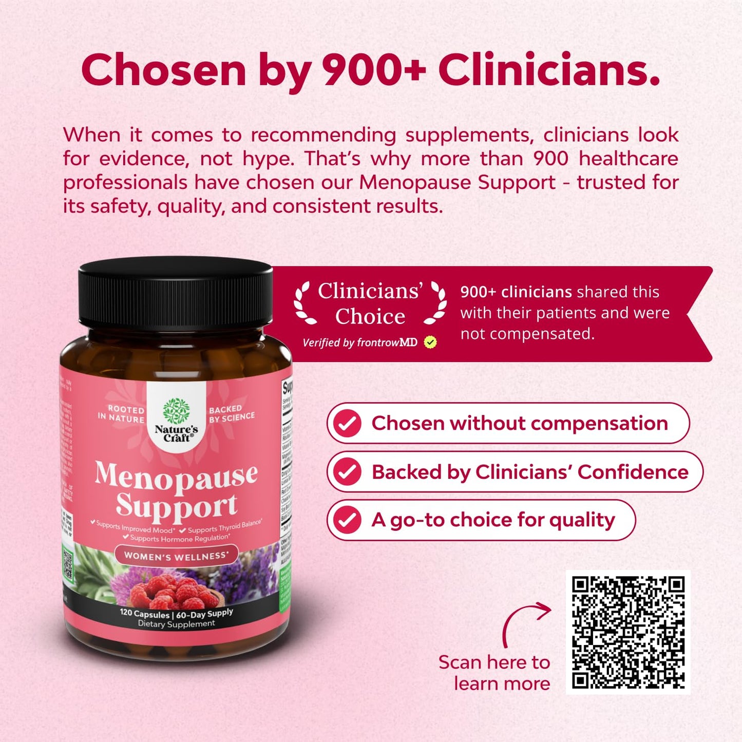 Natures Craft Complete Herbal Menopause Supplement for Women - Female Hormone Balance Capsules for Night Sweats Hot Flashes & Mood Swings with Dong Quai - PrimeBioHealth - canada supplements