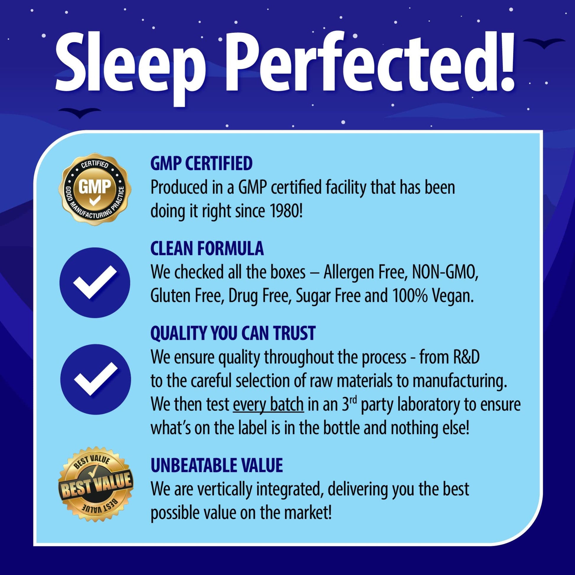 Nature's Perfect Night | Melatonin 20mg | 180 Quick Dissolve Tablets | Natural Mixed Berry Flavor |High Potency | Sugar Free - PrimeBioHealth - canada supplements
