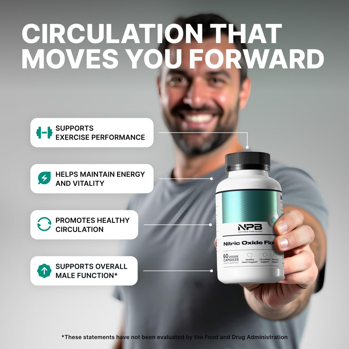 Nature's Pure Blend Nitric Oxide Supplements for Men – L-Arginine L-Citrulline – Heart Support & Flow Circulation Booster – 1500MG L Arginine and L Citrulline, Preworkout, Bodybuilding - PrimeBioHealth - canada supplements