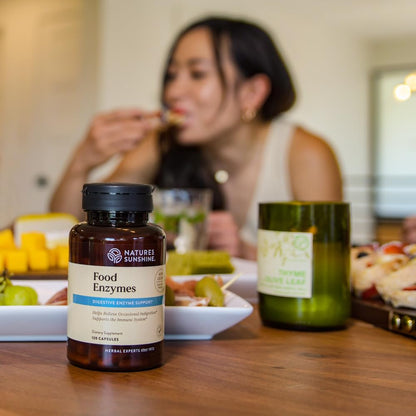 Nature's Sunshine Food Enzymes - Digestive Support with Prebiotics and Probiotics for Gut Health - Digestive Enzyme Supplement for Digestive Health - PrimeBioHealth - canada supplements