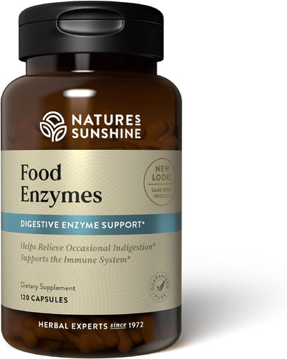 Nature's Sunshine Food Enzymes - Digestive Support with Prebiotics and Probiotics for Gut Health - Digestive Enzyme Supplement for Digestive Health - PrimeBioHealth - canada supplements