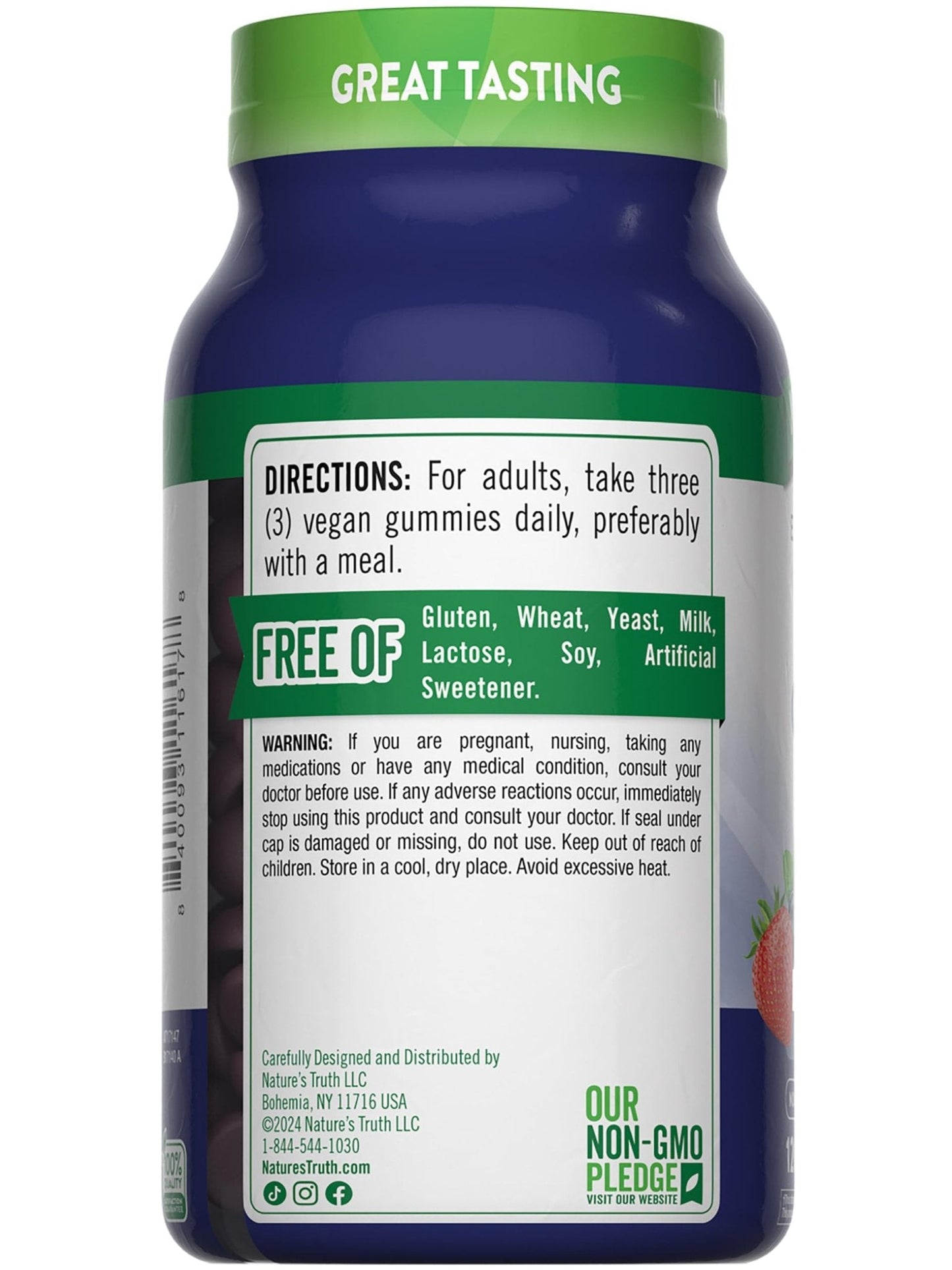 Nature's Truth Zinc Gummies for Adults | 50mg | 120 Count | Vegan, Non-GMO & Gluten Free Supplement | Mixed Berry Flavor - PrimeBioHealth - canada supplements