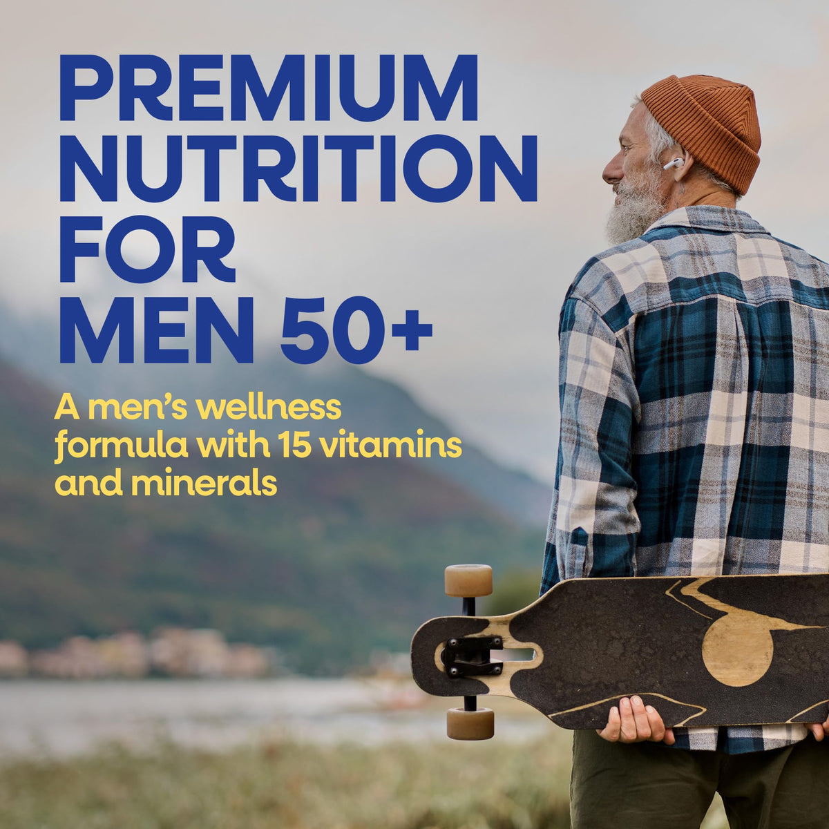 Nature’s Way Alive! Men’s 50 Plus Premium Gummy Multivitamin, Supports Healthy Heart, Brain & Muscle Function with High Potency B-Vitamins, Vitamin A, C, D3 - PrimeBioHealth - canada supplements